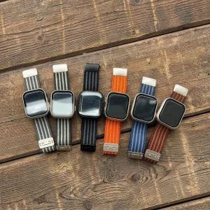 بند آکوآرا مدل Stripes Magnet مناسب برای اپل واچ 42/44 میلیمتری سری 1/2/3/4/5/6/SE/SE2/SE3