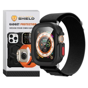 بند آلتیمیت شیلد مدل Alpine Defender مناسب برای اپل واچ Ultra / Ultra 2 سایز 49 میلی متری به همراه کاور