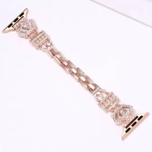 بند آکوآرا مدل Diamond Queen مناسب برای اپل واچ 38/40/41 میلیمتری سری SE/1/2/3/4/5/6/7/8/9