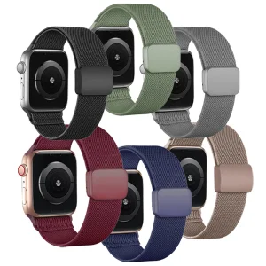 بند اسپریگ مدل Magnetic Elastic مناسب برای اپل واچ 38/40/41 میلی متری سری SE/1/2/3/4/5/6/7/8/9