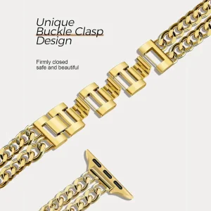 بند ال کا جی مدل Cartier-LK مناسب برای اپل واچ سایز 42 میلی متری سری 11 / 10