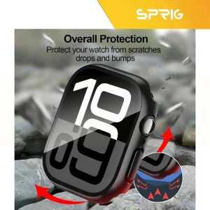کاور اسپریگ مدل Guard GS مناسب برای اپل واچ Series 11 42mm به همراه محافظ صفحه نمایش