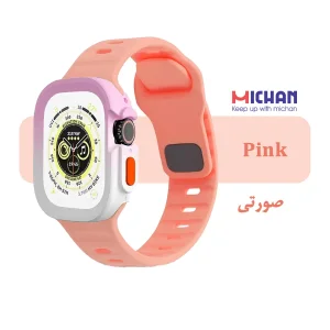بند میچان مدل Silicone Sport مناسب برای اپل واچ 49 میلی متری سری ULTRA1/ULTRA2/ULTRA3 به همراه کاور