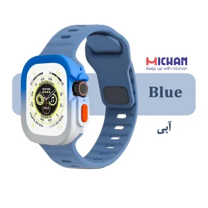 بند میچان مدل Silicone Sport مناسب برای اپل واچ 49 میلی متری سری ULTRA1/ULTRA2/ULTRA3 به همراه کاور
