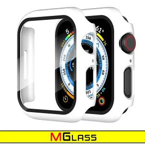 کاور ام‌گلس مدل MG-360 مناسب برای اپل واچ Series SE 2022 Aluminum Case 44mm / SE 2021 Aluminum Case 44mm / Series 5 44mm / Series 6 44mm / SE 44mm به همراه محافظ صفحه نمایش