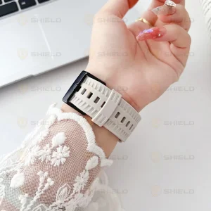 بند آلتیمیت شیلد مدل Tire Silic مناسب برای اپل واچ 42/44 میلی متری سری 1/2/3/4/5/6/SE/SE2/SE3