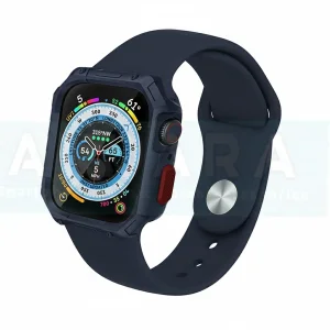 بند آکوآرا مدل Belt Hexa مناسب برای اپل واچ 44 میلیمتری سری 5 به همراه کاور