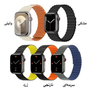 بند زیرو مدل SIC Link ZR BK مناسب برای اپل واچ سری 7/8/9 سایز 45 میلی متری