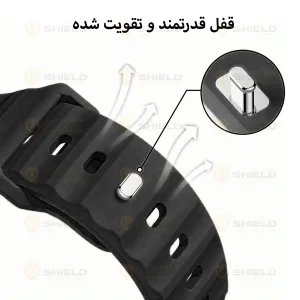 بند آلتیمیت شیلد مدل Spig JellyG مناسب برای اپل واچ 40 میلی متری سری 4 به همراه کاور