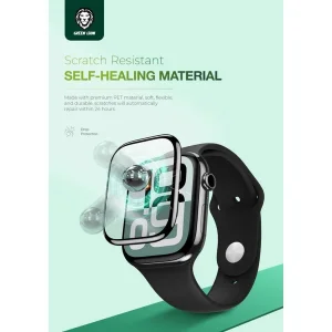 محافظ صفحه نمایش گرین لاین مدل 3D UltraFlex مناسب برای اپل واچ سری 10 سایز 42 میلی متری