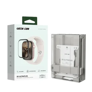 محافظ صفحه نمایش گرین لاین مدل 3D UltraFlex مناسب برای اپل واچ سری 10 سایز 42 میلی متری