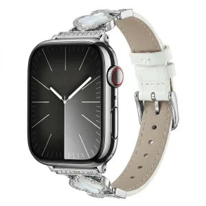 بند آکوآرا مدل Van Cleef Leather SL مناسب برای اپل واچ 42 میلیمتری سری 10 و 11
