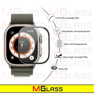 محافظ صفحه نمایش نانو ام‌گلس مدل PMA-MG مناسب برای اپل واچ Ultra / Ultra 2 49mm بسته سه عددی