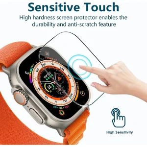 محافظ صفحه نمایش لاین مدل RT007 مناسب برای اپل واچ Ultra 49mm بسته سه عددی