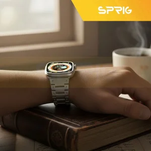 بند اسپریگ مدل Santos مناسب برای اپل واچ 41 میلی متری سری 7/8/9