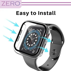 کاور زیرو مدل ZR-360 مناسب برای اپل واچ Series SE 2022 Aluminum Case 44mm / SE 2021 Aluminum Case 44mm / Series 5 44mm / Series 6 44mm / SE 44mm به همراه محافظ صفحه نمایش