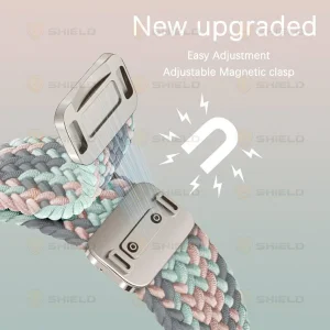 بند آلتیمیت شیلد مدل Braided Magsolo DES2 مناسب برای اپل واچ 42/44/45 میلی متری سری SE/1/2/3/4/5/6/7/8/9