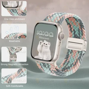بند آلتیمیت شیلد مدل Braided Magsolo DES2 مناسب برای اپل واچ 42 میلی متری سری 1/2/3