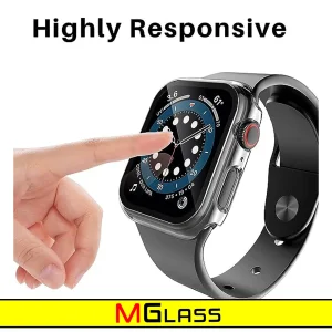 کاور ام‌گلس مدل MG-360 مناسب برای اپل واچ Series 8 Aluminum 45mm / Series 7 Aluminum 45mm به همراه محافظ صفحه نمایش
