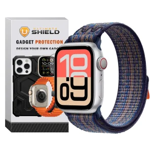 بند آلتیمیت شیلد مدل NK Hyper Nylon مناسب برای اپل واچ 44 میلی متری سری SE 3