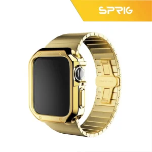 بند اسپریگ مدل Swatch مناسب برای اپل واچ Ultra 49 میلی متری به همراه کاور