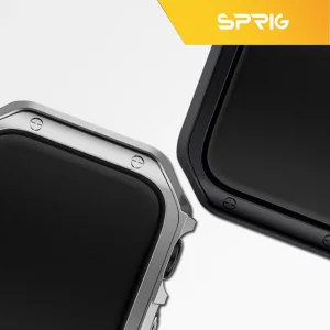 بند اسپریگ مدل Swatch مناسب برای اپل واچ Ultra 49 میلی متری به همراه کاور