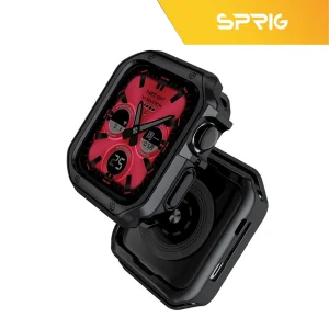 بند اسپریگ مدل Swatch مناسب برای اپل واچ Ultra 49 میلی متری به همراه کاور