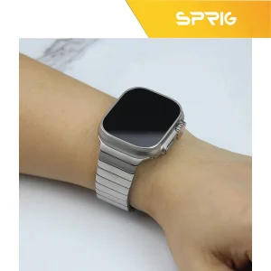 بند اسپریگ مدل Swatch مناسب برای اپل واچ Ultra 49 میلی متری به همراه کاور