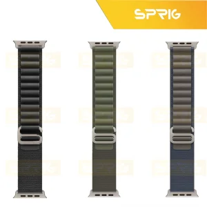 بند اسپریگ مدل Alpine Amizze مناسب برای اپل واچ Series 7 Aluminum 45mm / Series 8 Aluminum 45mm / Series 9 Aluminum 45mm به همراه کاور