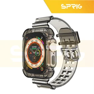 بند اسپریگ مدل Transparent مناسب برای اپل واچ Ultra 49 میلیمتری