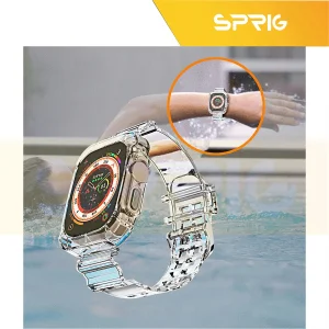 بند اسپریگ مدل Transparent مناسب برای اپل واچ Ultra 49 میلیمتری
