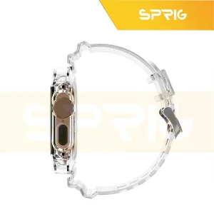بند اسپریگ مدل Transparent مناسب برای اپل واچ Ultra 49 میلیمتری