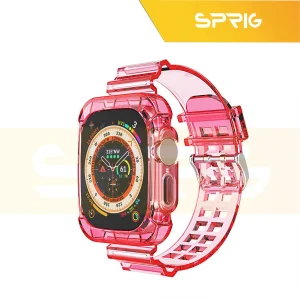 بند اسپریگ مدل Transparent مناسب برای اپل واچ Ultra 49 میلیمتری
