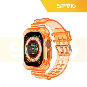بند اسپریگ مدل Transparent مناسب برای اپل واچ Ultra 49 میلیمتری