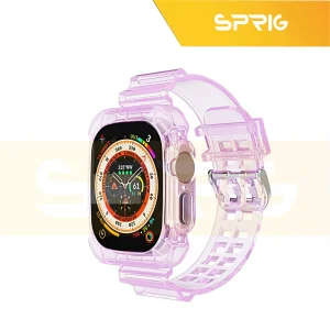 بند اسپریگ مدل Transparent مناسب برای اپل واچ Ultra 49 میلیمتری