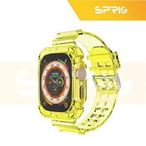 بند اسپریگ مدل Transparent مناسب برای اپل واچ Ultra 49 میلیمتری
