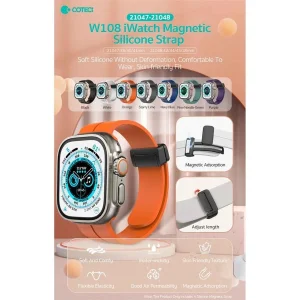 بند کوتتسی مدل W108 21048 مناسب برای اپل واچ 44/45/46/49 mm سری 4/5/6/7/8/9/10/11/se/ultra 1/ultra 2/ultra 3
