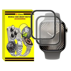محافظ صفحه نمایش نانو ام‌گلس مدل Pmma-MG مناسب برای اپل واچ Series 10 42mm بسته دو عددی