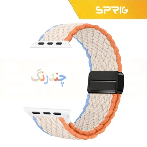 بند اسپریگ مدل Braided SL Magnet NFace مناسب برای اپل واچ 46 میلی متری سری 10/11