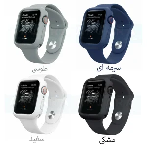 بند آکوآرا مدل Belt Jelly مناسب برای اپل واچ 40 میلیمتری سری SE2022/SE2021/5/6/4 به همراه کاور