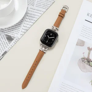 بند آلتیمیت شیلد مدل ThinD Leather مناسب برای اپل واچ 46 میلی متری سری 10/11