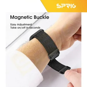 بند اسپریگ مدل Braided Mag Lux مناسب برای اپل واچ Series 7 45mm / Series 8 45mm / Series 9 45mm به همراه کاور
