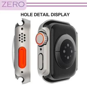 کاور زیرو مدل ZR-Ultra مناسب برای اپل واچ Series SE 2022 Aluminum Case 40mm / SE 2021 Aluminum Case 40mm / Series 5 40mm / Series 6 40mm / Series 4 40mm به همراه محافظ صفحه نمایش