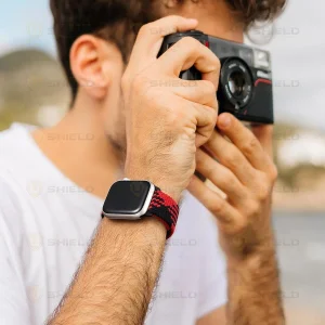 بند آلتیمیت شیلد مدل Braided GK مناسب برای اپل واچ Series 4 44mm / 5 44mm / 6 44mm / Se 44mm / 7 45mm / 8 45mm