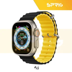 بند اسپریگ مدل Ocean Dual Color مناسب برای اپل واچ Series SE 2022 44mm / SE 2021 44mm / Series 5 44mm / Series 6 44mm / SE 44mm