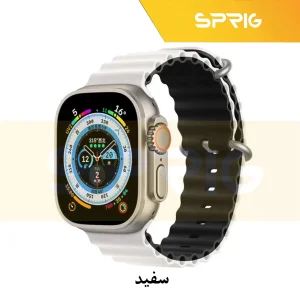 بند اسپریگ مدل Ocean Dual Color مناسب برای اپل واچ Series SE 2022 44mm / SE 2021 44mm / Series 5 44mm / Series 6 44mm / SE 44mm