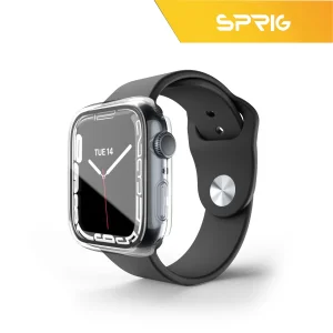 کاور اسپریگ مدل SP-Cl مناسب برای اپل واچ Series 8 Aluminum 45mm / Series 7 Aluminum 45mm به همراه محافظ صفحه نمایش