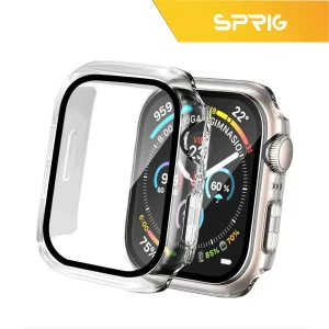 کاور اسپریگ مدل SP-Cl مناسب برای اپل واچ Series 8 Aluminum 45mm / Series 7 Aluminum 45mm به همراه محافظ صفحه نمایش