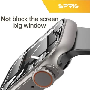 کاور اسپریگ مدل face-off مناسب برای اپل واچ Series 7 41mm / Series 8 41mm  به همراه محافظ صفحه نمایش