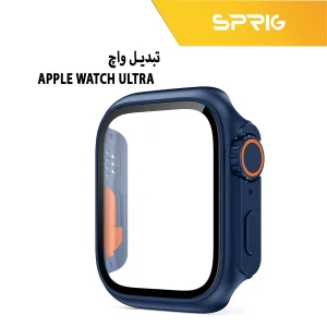 کاور اسپریگ مدل face-off مناسب برای اپل واچ Series 7 41mm / Series 8 41mm  به همراه محافظ صفحه نمایش